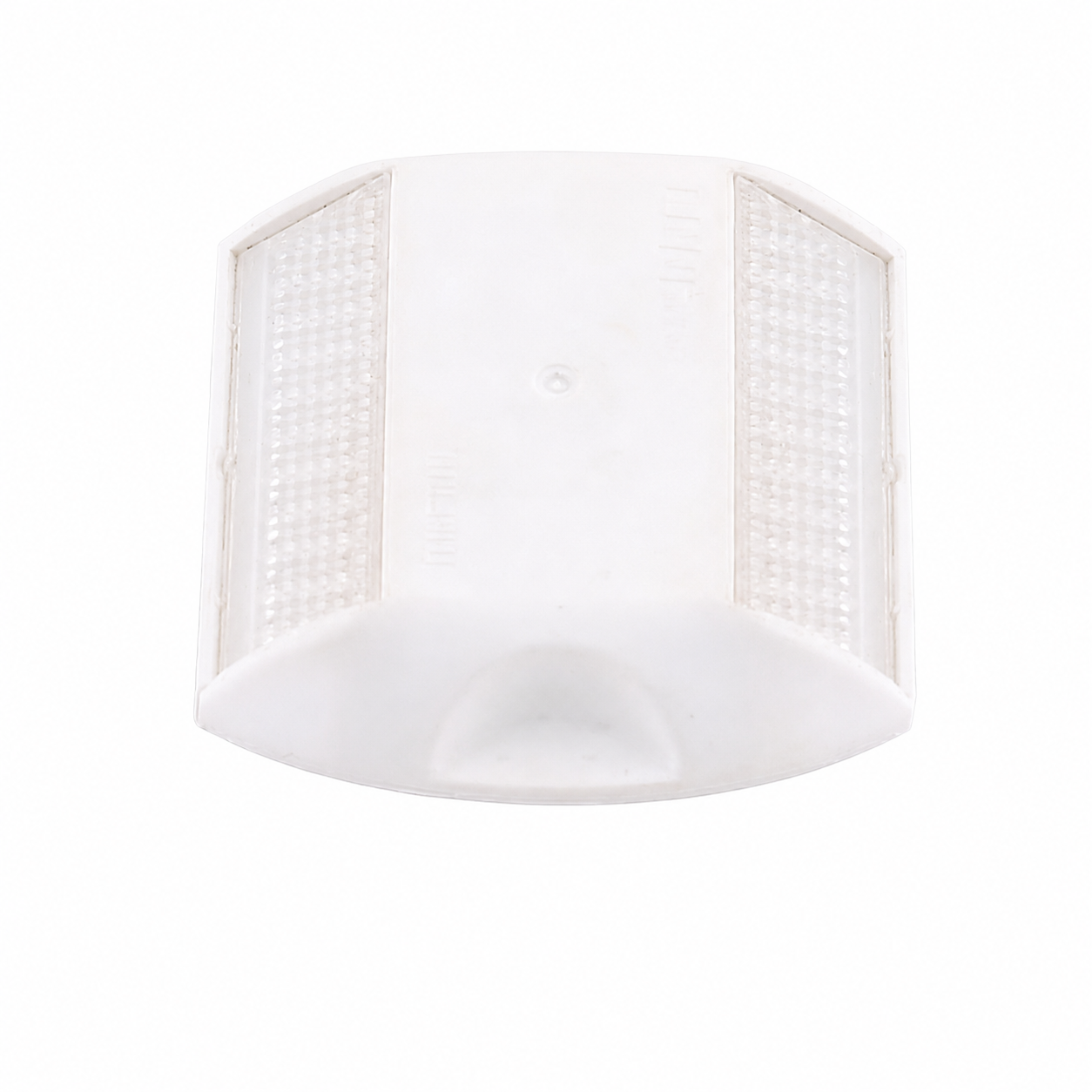 C80 raised pavement marker road stud in white on white background