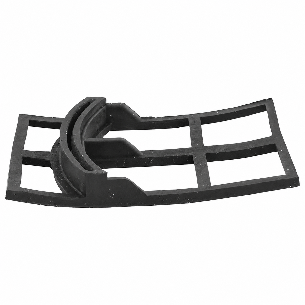 Lightweight rubber delineator base 2.5 kg on white background