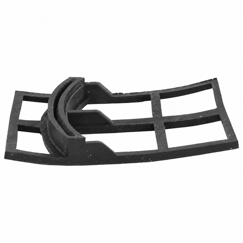 Lightweight rubber delineator base 2.5 kg on white background