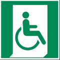 E030 Emergency Exit for People Unable to Walk or with Walking Impairment – Right