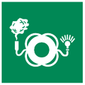 E068 Lifebuoy with Light and Smoke