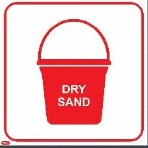 FB15 Bucket with Fire Fighting Sand