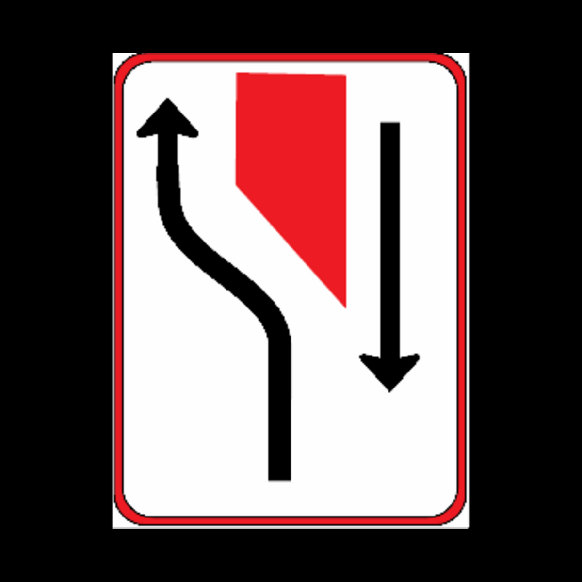 GS124 – Traffic Lane Configuration Guidance Sign