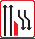 GS150 Traffic Lane Configuration Guidance Sign