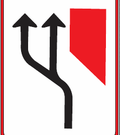 GS151 Traffic Lane Configuration Guidance Sign