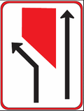 GS153 Traffic Lane Configuration Guidance Sign