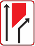 GS154 Traffic Lane Configuration Guidance Sign