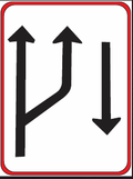 GS203 Traffic Lane Direction Guidance Sign