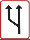 GS205 Traffic Lane Direction Guidance Sign