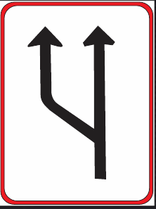 GS205 Traffic Lane Direction Guidance Sign