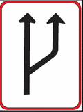 GS206 Traffic Lane Direction Guidance Sign