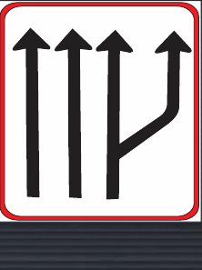 GS210 Traffic Lane Direction Guidance Sign