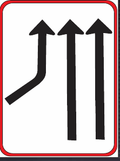 GS212 Traffic Lane Direction Guidance Sign
