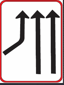GS212 Traffic Lane Direction Guidance Sign
