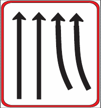 GS452 Lane Alignment Guidance Sign