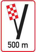 GS502 Route Marker Guidance Sign – 500 m