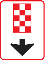 GS602 Route Marker Direction Guidance Sign