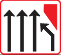GS6106 Lane Arrangement Guidance Sign