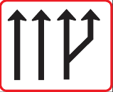 GS6210 Lane Arrangement Guidance Sign
