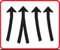 GS6406 Lane Transition Guidance Sign