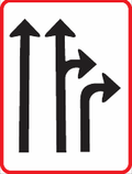GS807 Lane Direction Guidance Sign