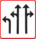 GS809 Lane Direction Guidance Sign