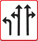 GS809 Lane Direction Guidance Sign