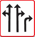 GS810 Lane Direction Guidance Sign