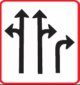 GS810 Lane Direction Guidance Sign