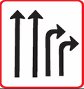 GS812 Lane Direction Guidance Sign