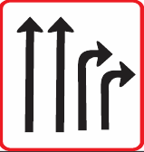 GS812 Lane Direction Guidance Sign