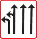 GS813 Lane Direction Guidance Sign