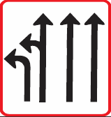 GS813 Lane Direction Guidance Sign