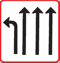 GS815 Lane Direction Guidance Sign