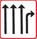 GS816 Lane Direction Guidance Sign