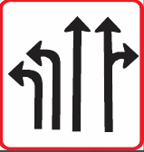 GS817 Lane Direction Guidance Sign