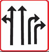 GS818 Lane Direction Guidance Sign