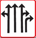 GS820 Lane Direction Guidance Sign