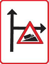 GS902 Steep Descent Direction Guidance Sign