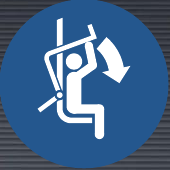 M033 Lower Safety Restraining Bar on Ski Chairlift