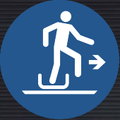 M051 Exit Sled-Toboggan to the Right