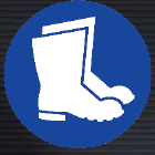 MV06 Foot and Leg Protection Must Be Worn