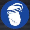 MV10 Face Protection Must Be Worn