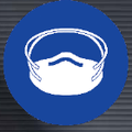 MV12 Dust Mask Must Be Worn