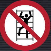P009 No Climbing