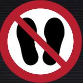 P024 Do Not Walk or Stand Here