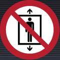 P027 Do Not Use This Lift for People