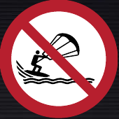 P065 No Kite Surfing