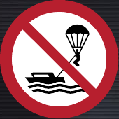 P066 No Parasailing