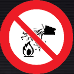 PV04 Water Prohibited as Extinguishing Agent